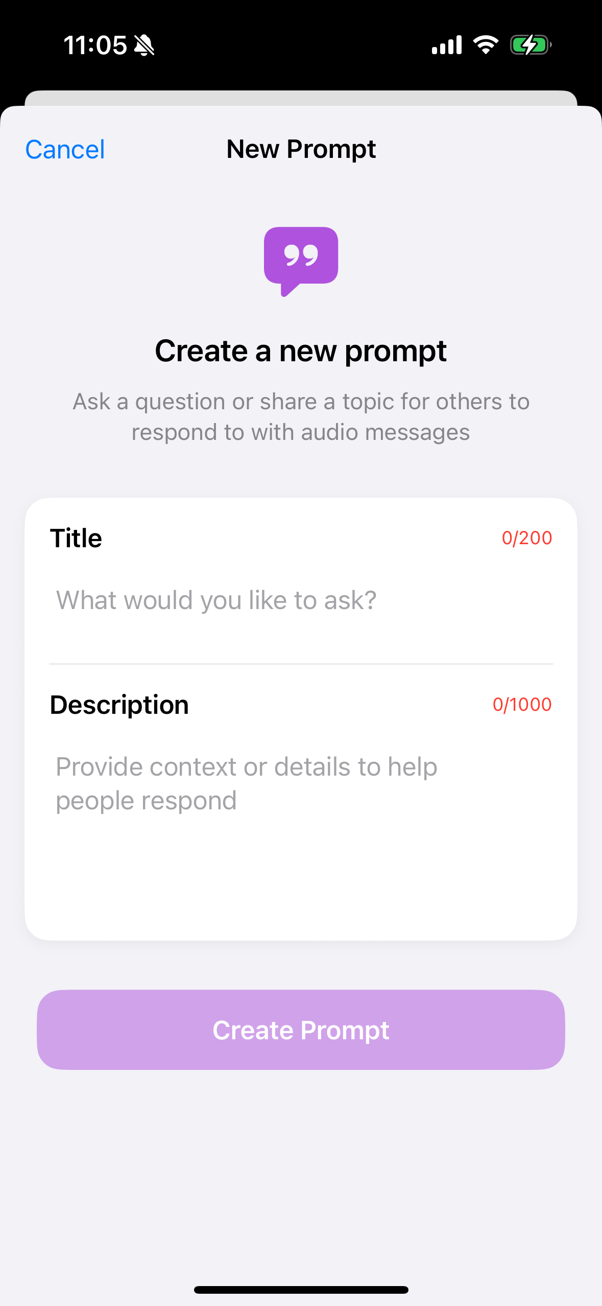 Create New Prompt