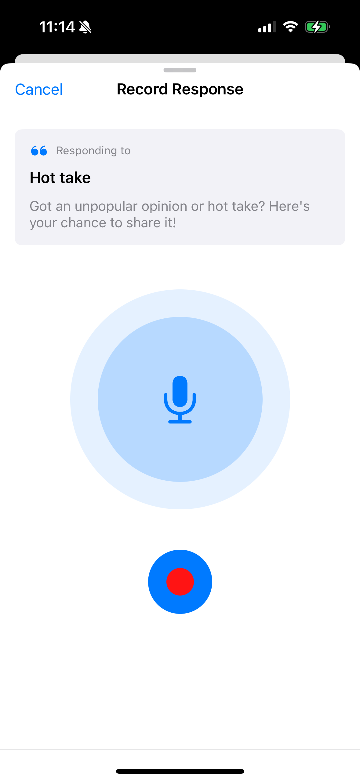 AudioSocial Recording Interface